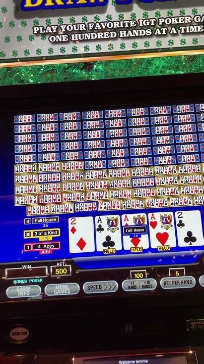 ACE$ Bonus Poker .